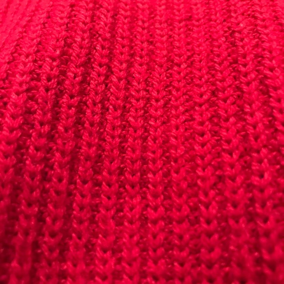 PHILOSOPHY V-NECK GOLD GROMMET RED SWEATER SIZE M - Picture 7 of 8